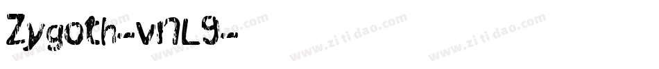 Zygoth-vnL9字体转换
