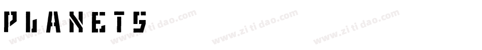 PLANET5字体转换