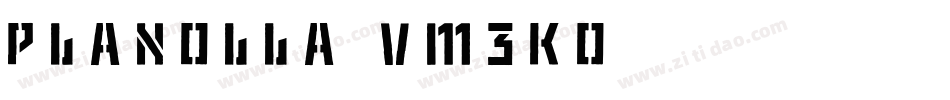 Planolla-vm3KO字体转换