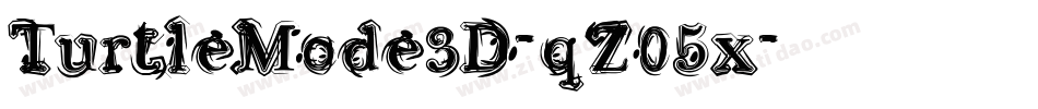 TurtleMode3D-qZ05x字体转换