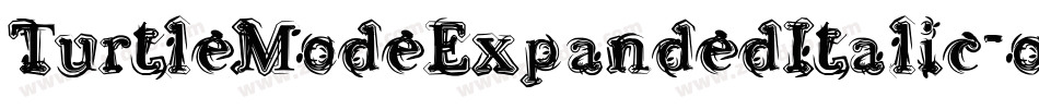 TurtleModeExpandedItalic-owX6V字体转换
