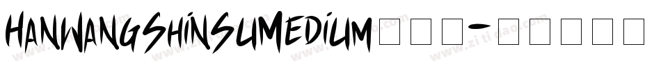 HanWangShinSuMedium手机版字体转换