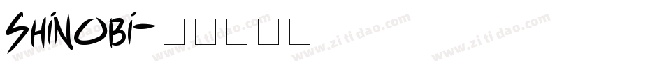 Shinobi字体转换