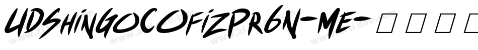 UDShinGoCOfizPr6N-Me字体转换