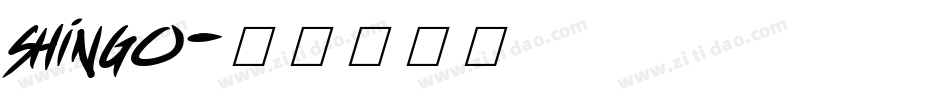 shingo字体转换
