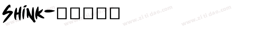 Shink字体转换