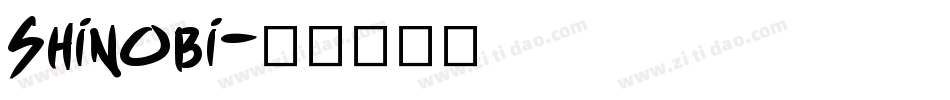 Shinobi字体转换