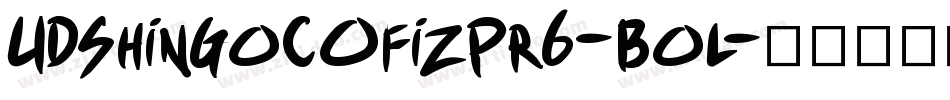 UDShinGoCOfizPr6-Bol字体转换