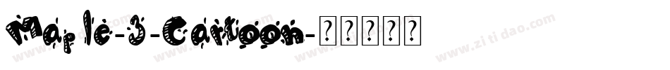 Maple-3-Cartoon字体转换