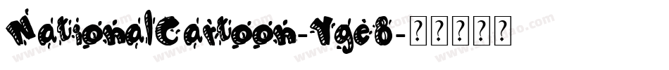 NationalCartoon-Yge8字体转换