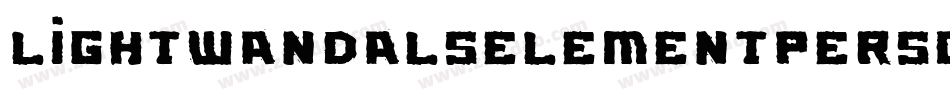 LightWandalsElementPersonal-9JKy字体转换