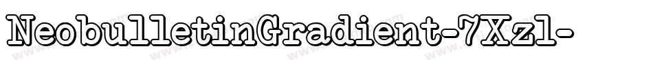 NeobulletinGradient-7Xzl字体转换