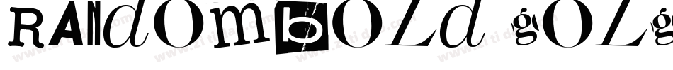 RandomBold-GOlGG字体转换
