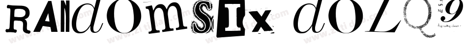 RandomSix-DOLq9字体转换