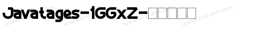 Javatages-1GGxZ字体转换