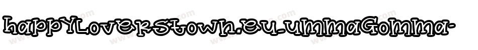 happyloverstown.eu_ummagomma字体转换