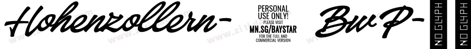 Hohenzollern-7BwP字体转换