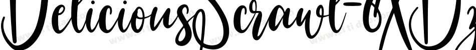 DeliciousScrawl-8XBz字体转换