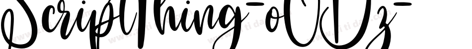 ScriptThing-oOBz字体转换