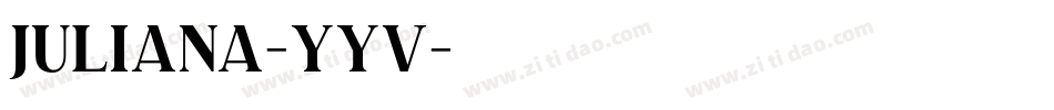 Juliana-YYv字体转换