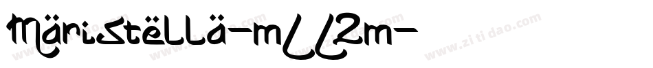 Maristella-mLLZm字体转换