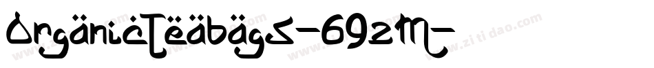 OrganicTeabags-69zM字体转换