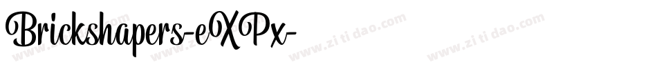 Brickshapers-eXPx字体转换