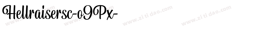 Hellraisersc-o9Px字体转换