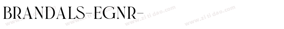 Brandals-Egnr字体转换