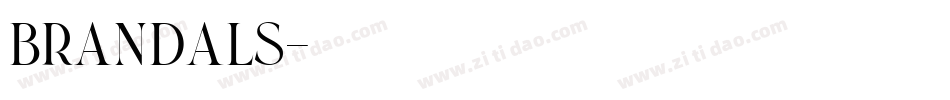 Brandals字体转换