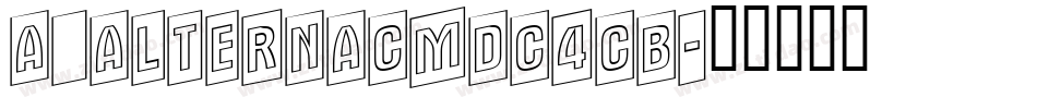 a_AlternaCmDc4Cb字体转换