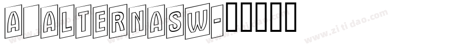 a_AlternaSw字体转换