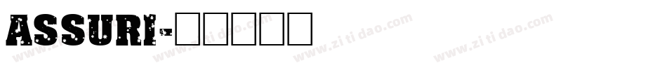 Assuri字体转换