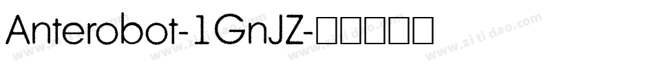 Anterobot-1GnJZ字体转换