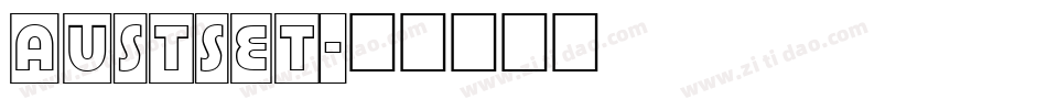 Austset字体转换