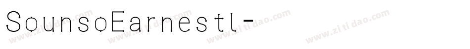 SounsoEarnestl字体转换