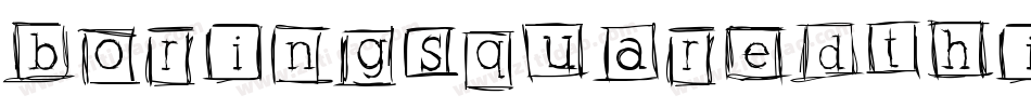 BoringSquaredThin-1jyM字体转换