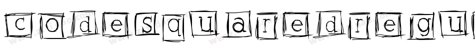 CodeSquaredRegular-AYRg字体转换
