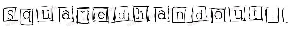 SquaredHandOutline-yq4M字体转换