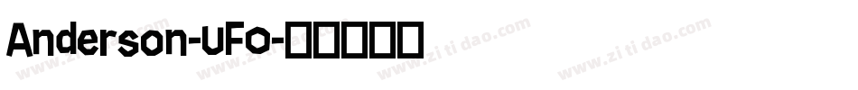 Anderson-UFO字体转换