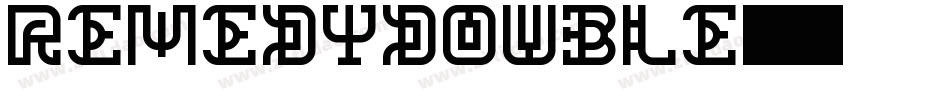RemedyDouble字体转换