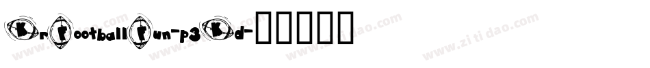 KrFootballFun-p3Kd字体转换
