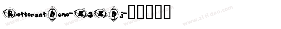 RottorantDemo-X3XDj字体转换