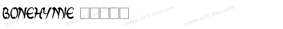 BoneHymie字体转换