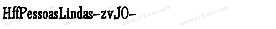 HffPessoasLindas-zvJ0字体转换