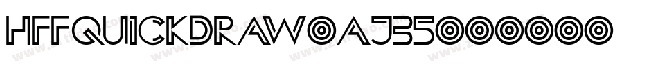 HffQuickDraw-aj35字体转换
