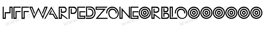 HffWarpedZone-rBLO字体转换