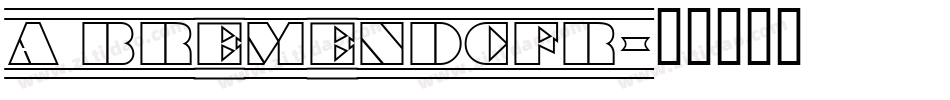 a_BremenDcFr字体转换