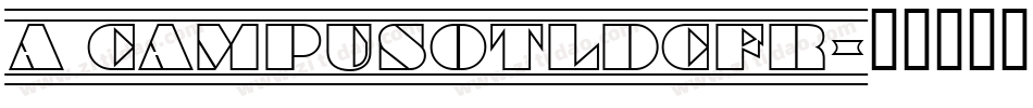 a_CampusOtlDcFr字体转换