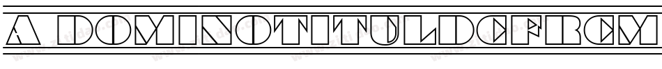 a_DomInoTitulDcFrCmb字体转换